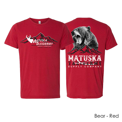 T-Shirts (Ultra Soft) Bear Hunting Red Shirt