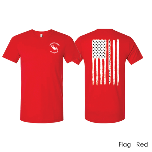 T-Shirts (Ultra Soft) Flag Red Shirt