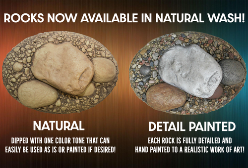 Artificial Rock Cluster | 11" x 9" x 4"