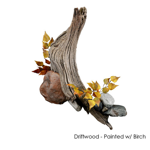 Rock/Driftwood Wall Scenery #2