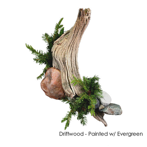 Rock/Driftwood Wall Scenery #2