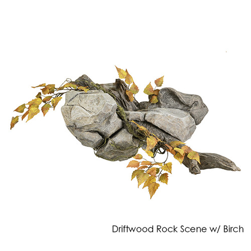 Rock/Driftwood Wall Scenery