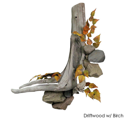 Rock/Driftwood Wall Scenery #1