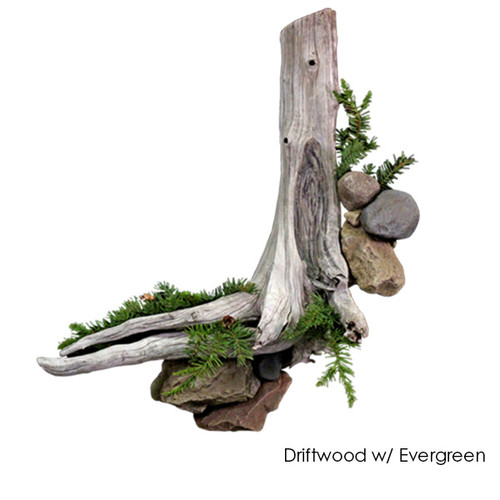 Rock/Driftwood Wall Scenery #1