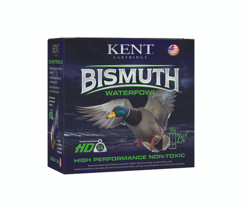 BOX of Bismuth® Waterfowl, 12GA, 2 3/4", 1 1/4 OZ, 1350 FPS, 25 ROUNDS