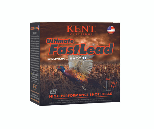 BOX of Ultimate FastLead® Upland, 12GA, 2 3/4", 1 3/8 OZ, 1475 FPS, 25 ROUNDS