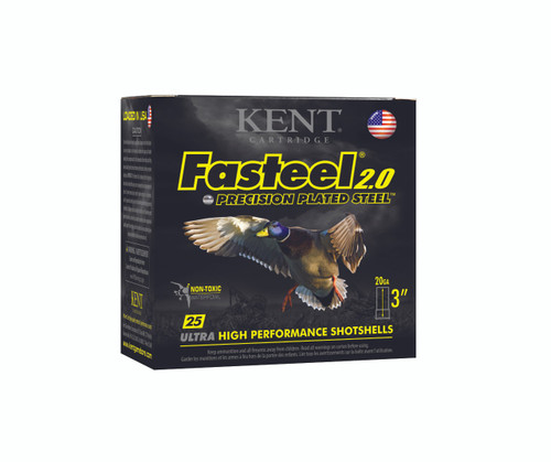 BOX of Fasteel® 2.0, 20 GA, 3", 7/8 OZ, 1550 FPS, 25 ROUNDS