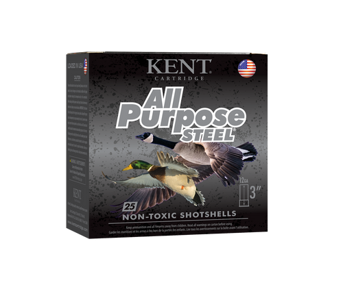 CASE of All Purpose Steel®, 12 GA, 3", 1 1/4 OZ, 1400 FPS, 25 ROUNDS