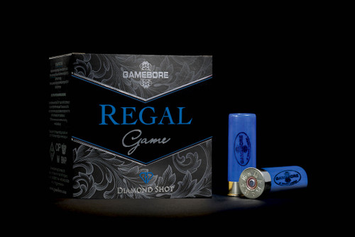 BOX of Gamebore Regal Lead, 16ga, 2 1/2", 1 OZ, 1400fps, fibre wad (25 rounds)