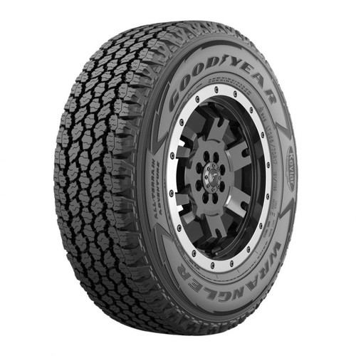 Shop for the best GOODYEAR tires on the market at Tires.auto. Lowest cost tires for the best quality, delivered to your doorstep. Order your Goodyear Wrangler ALL-TERRAIN ADVENTURE WITH KEVLAR 255/65R17 110T today!