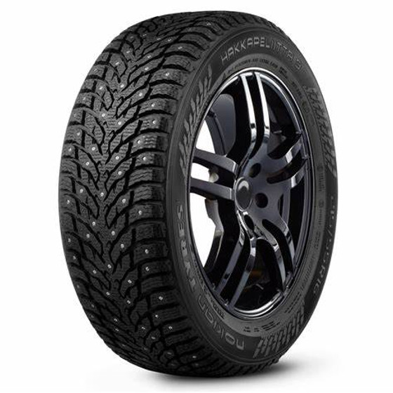 Shop for the best NOKIAN tires on the market at Tires.auto. Lowest cost tires for the best quality, delivered to your doorstep. Order your Nokian 235/65R18 XL HAKKAPELIITTA 9 SUV (STUDDED) 235 65 18 2356518 Winter Tire today!