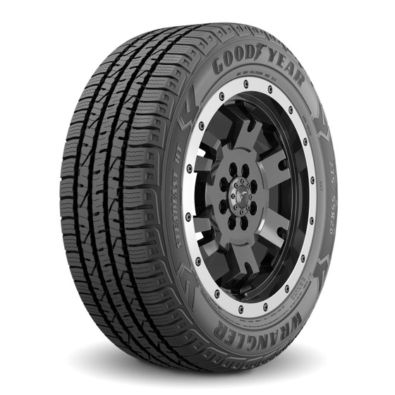 Shop for the best GOODYEAR tires on the market at Tires.auto. Lowest cost tires for the best quality, delivered to your doorstep. Order your Goodyear Wrangler STEADFAST HT 265/50R20 107H today! Shop for the best GOODYEAR tires on the market at Tires.auto. Lowest cost tires for the best quality, delivered to your doorstep. Order your Goodyear Wrangler STEADFAST HT 265/50R20 107H today!