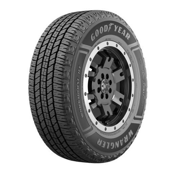 Shop for the best GOODYEAR tires on the market at Tires.auto. Lowest cost tires for the best quality, delivered to your doorstep. Order your Goodyear Wrangler WORKHORSE HT LT235/85R16 E 120R today!