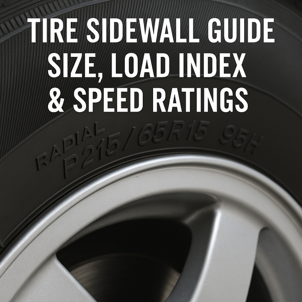 Tire Sidewall Guide: Size, Load Index & Speed Ratings