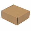 A plain brown cardboard box, square in shape, without any branding or visible contents.