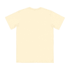 A light beige adult T-shirt with a standard fit and short sleeves. The back is plain with no designs.