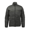 Men's Montserrat Thermal Jacket in dark green, featuring a zip front and a puffy, insulated design with a branding logo.