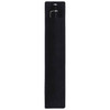 A black velvet pen sleeve featuring a sleek design with a pen partially visible inside. It has a logo on the surface.