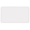 A square fridge magnet with rounded corners, featuring a plain white surface.