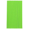 A collection of vibrant green Mili Straws arranged neatly in rows against a white background.