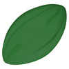 A green 135mm Spyro Football with a smooth surface and an embossed shape. It features a logo.