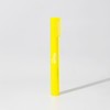 A bright yellow jumbo highlighter with a clip and a branding logo.