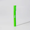 A green jumbo highlighter with a textured cap and a branding logo.