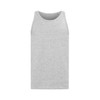 A grey men's tank top, featuring a simple design and no visible logos or branding.