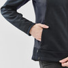 A women's Appaloosa knit jacket in dark grey with a side pocket and a snug fit. Features a logo at the hem.