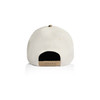 A two-tone camo cap featuring a cream and khaki colour scheme with an adjustable strap in the back.
