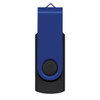 A blue and black Helix 4GB Mix & Match Flash Drive designed for easy portability and functionality.