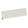A light grey gym towel with a black branding tag on one end, designed for leisure and outdoor activities.