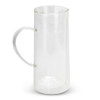 A drink bottle featuring a clear, glass jug design with a handle. Ideal for beverages.