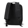 A black picnic backpack featuring adjustable straps and a top handle, designed for easy carrying.