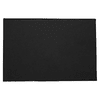 A black rectangular product with a smooth surface, featuring a simple design. It has an unspecified logo.