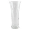 A clear glass Pilsner beer glass, featuring a tapered design and a sturdy base, ideal for serving beer.