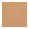 A set of sticky notes in brown, square shape, featuring a simple, natural design. It has a logo on the corner.