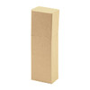 A tall brown cardboard box with a simple design, ideal for packaging various products.