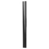 A black carpenter's pencil with a sleek, elongated shape. The pencil has a smooth surface and is unsharpened.