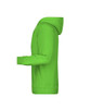 Green men's hoodie with a kangaroo pocket and a drawstring hood, featuring a logo on the front.