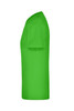 A bright green T-shirt with short sleeves and a side view silhouette. It features a logo on the fabric.