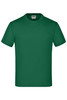 A green t-shirt with a classic crew neck style. The garment features a logo on the label.
