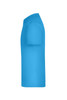 A bright blue Junior Basic-T t-shirt displayed from the side, featuring a plain design and short sleeves.