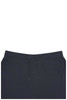 Navy men's lounge pants featuring an elastic waistband with a drawstring. Includes side pockets and branding.