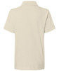 A beige Classic Polo Junior shirt with a collar and short sleeves, featuring a logo on the back.