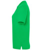A green polo shirt for ladies, featuring a classic design with short sleeves and a collar. Includes a logo.