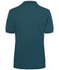 A classic ladies' polo shirt in a deep teal colour, featuring a back view and a logo.