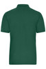 A green men's polo shirt with a back view. The shirt features a collar and has a logo.