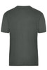 A dark green men’s workwear T-shirt with a plain back, featuring a logo. Suitable for various work settings.