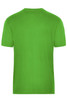 A green men's workwear t-shirt featuring a crew neck and short sleeves. It has a logo on the back.